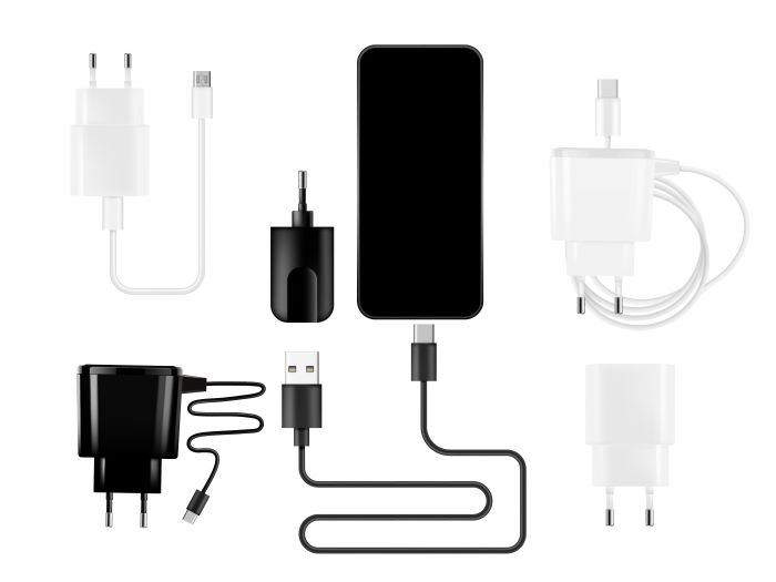 How to conduct testing and tagging on a mobile phone charger, USB charger, and travel charger, showcasing important steps, essential equipment, and safety practices for compliance.